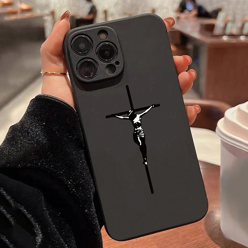 يسوع الصليب رسمت جراب هاتف آيف - مراجعة Phone Cases Jesus وسعره