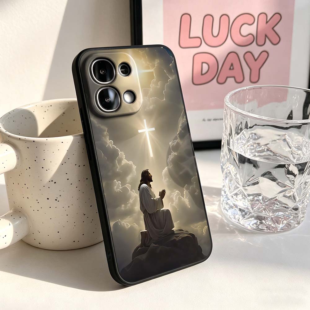 غطاء هاتف أسود بنمط الصليب وال - مراجعة Phone Cases Jesus وسعره