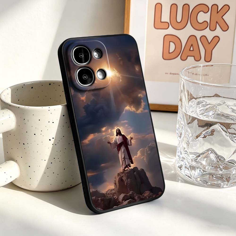 غطاء هاتف أسود بنمط الصليب وال - مراجعة Phone Cases Jesus وسعره