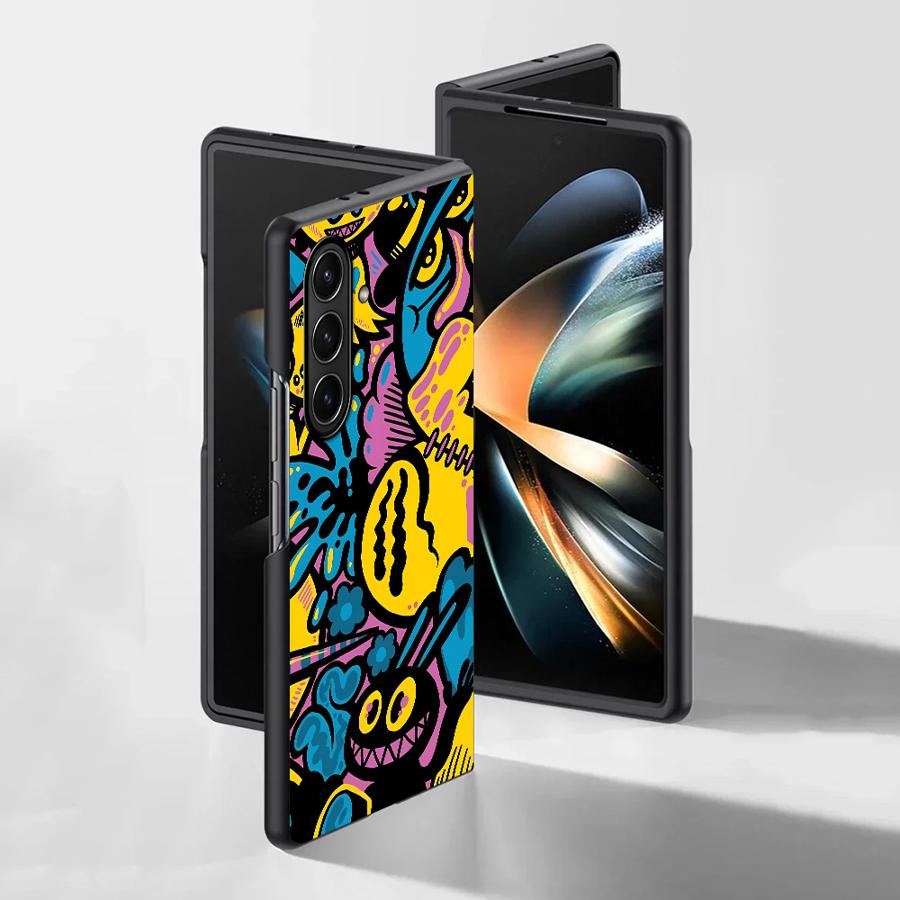 حافظة بتصميم جرافيتي كرتونية ل - مراجعة Phone Cases Z Fold 4 وسعره