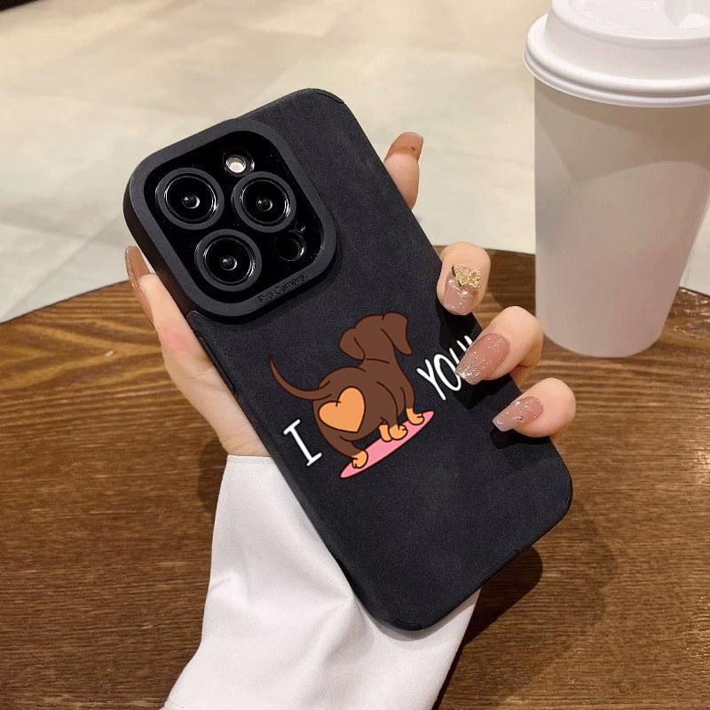 لطيف الألماني القلب طباعة جراب - مراجعة Phone Cases Leather وسعره