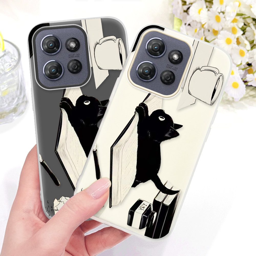 جراب هاتف بتصميم قطة كاريزماتي - مراجعة Phone Cases Motorola Edge 2025 وسعره